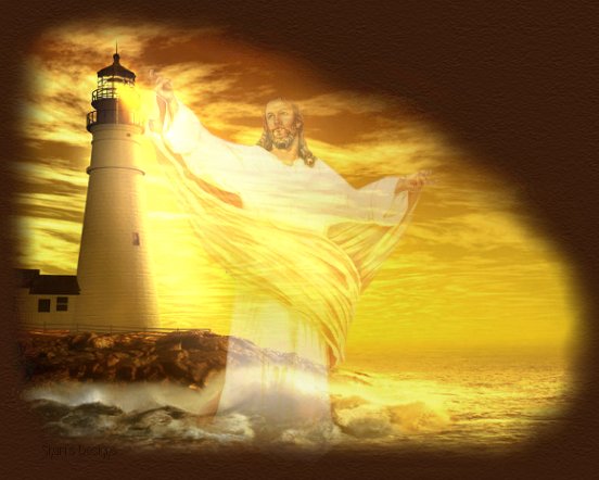 A True Lighthouse Card.......Jesus is The Lighthouse................