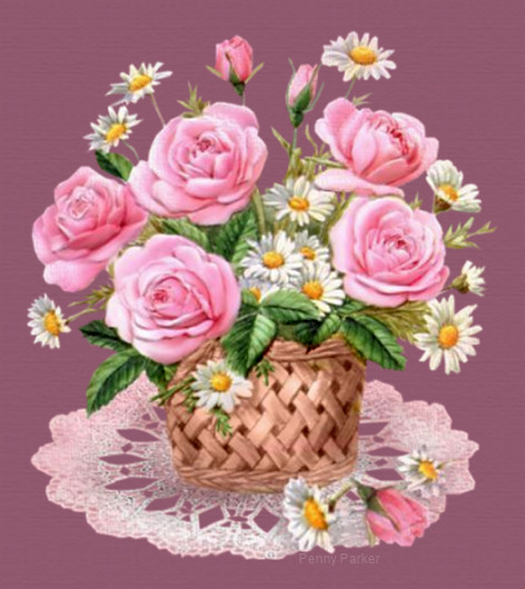 Basket of Roses.......