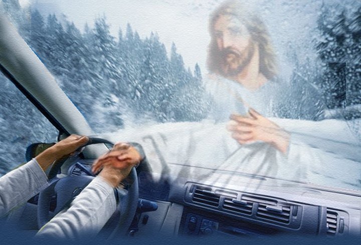 Jesus take the wheel...